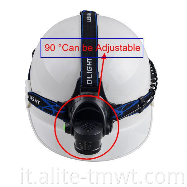 La migliore lampada da casco del casco in alluminio con il casco di saftey